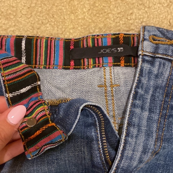 Multicolored striped lined Joe’s Jeans shorts - Picture 2 of 4
